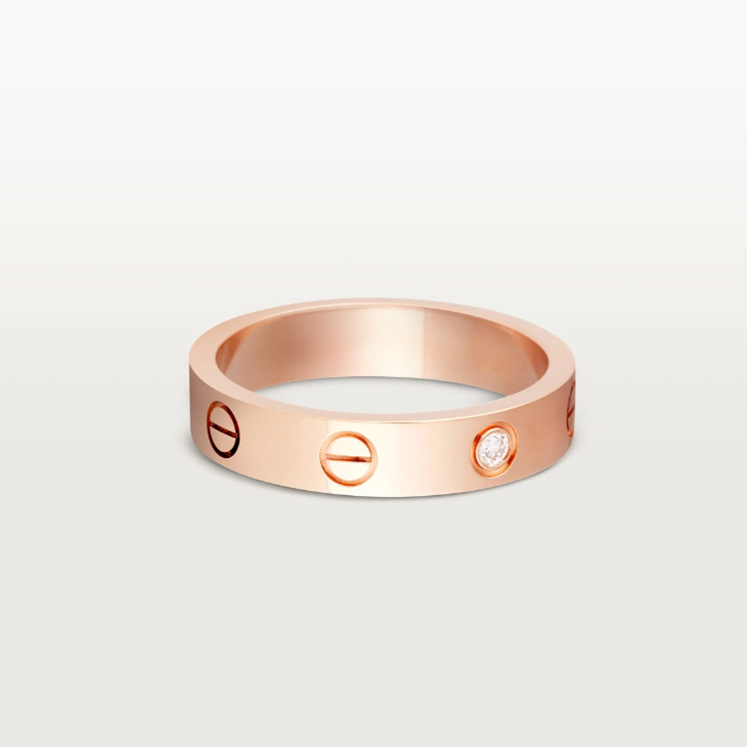 Bague D'amour - 1 Diamant