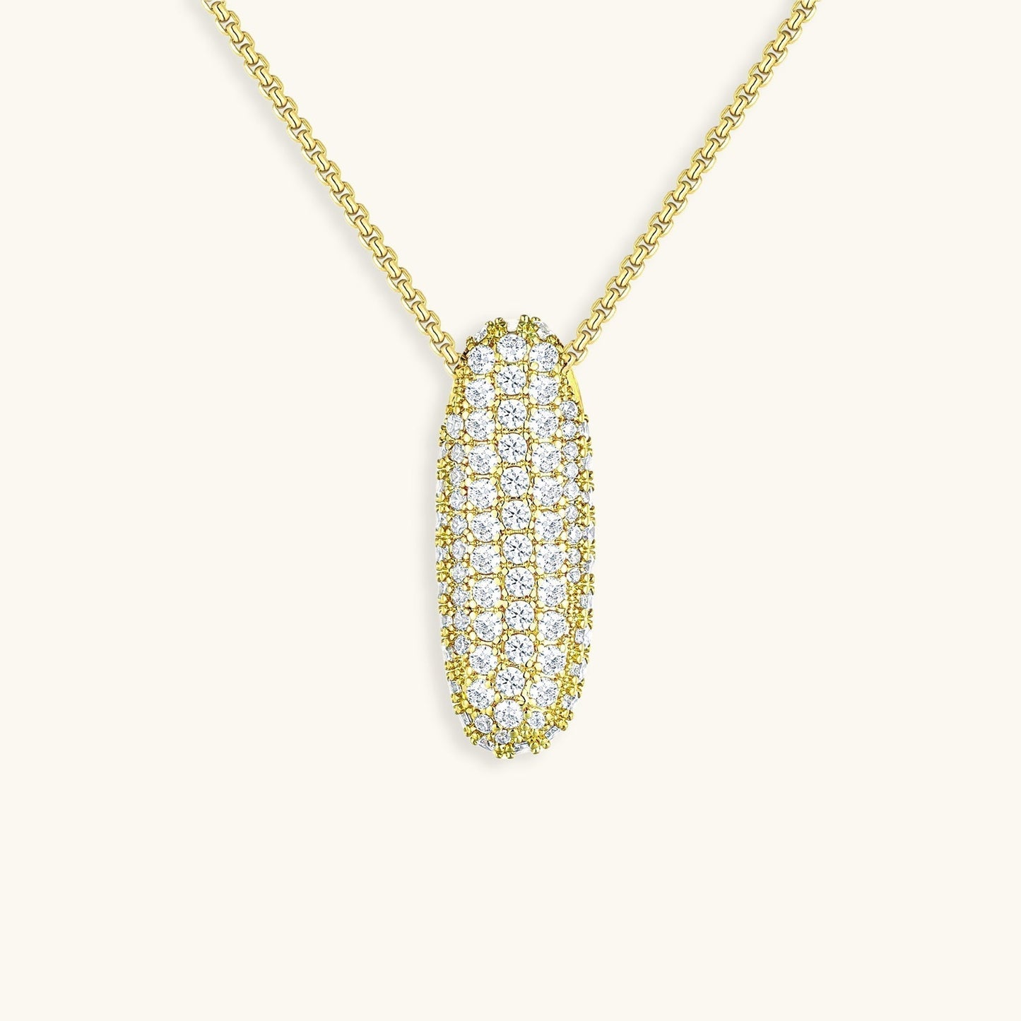 Collier en Diamant Initial Bulle