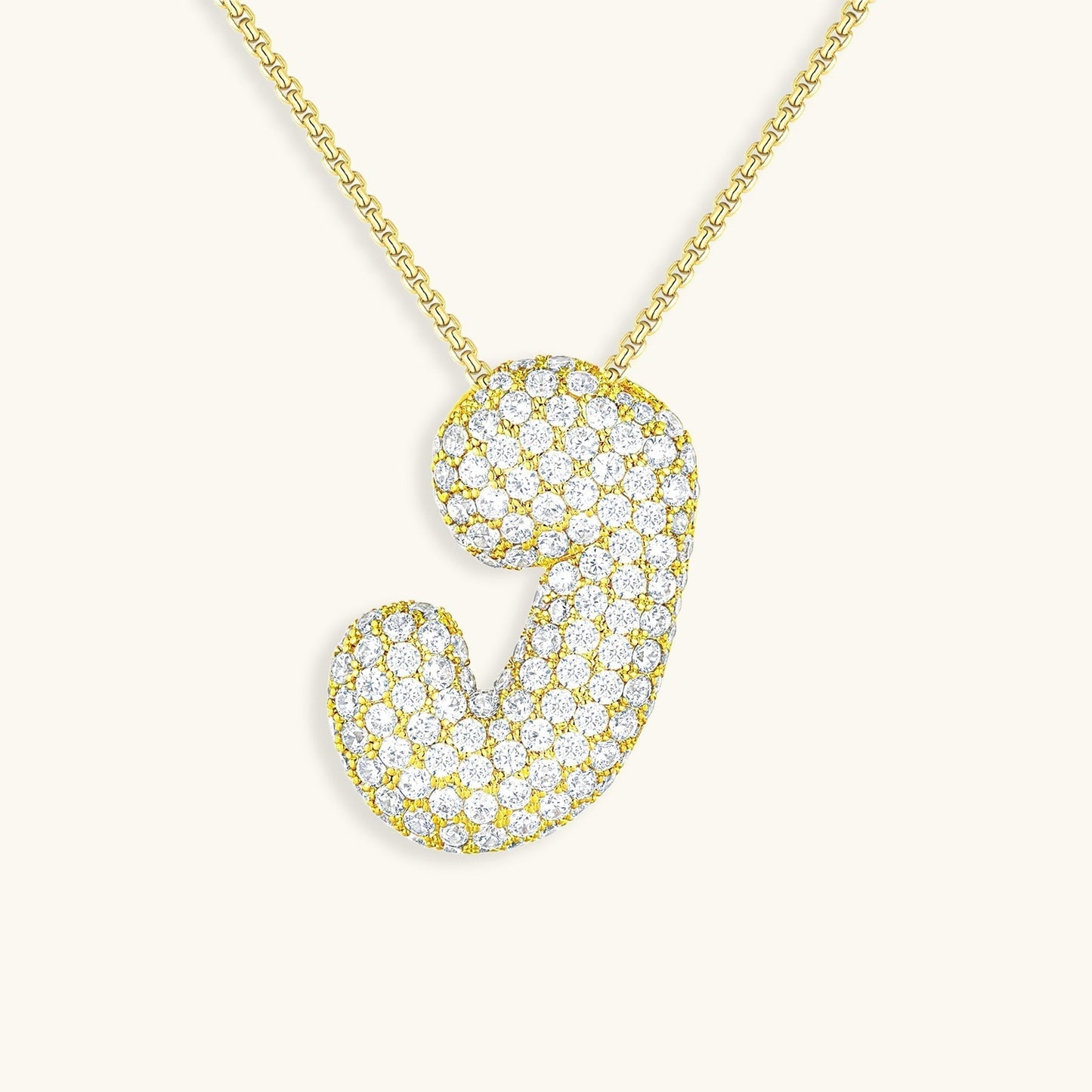 Collier en Diamant Initial Bulle