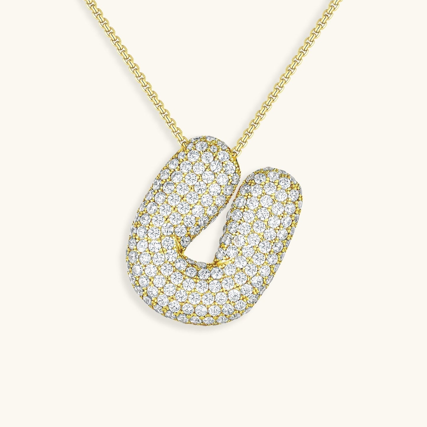 Collier en Diamant Initial Bulle