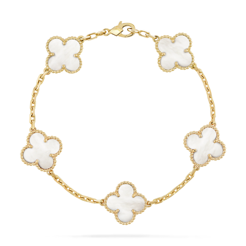 Bracelet Floral Beauté - Blanc
