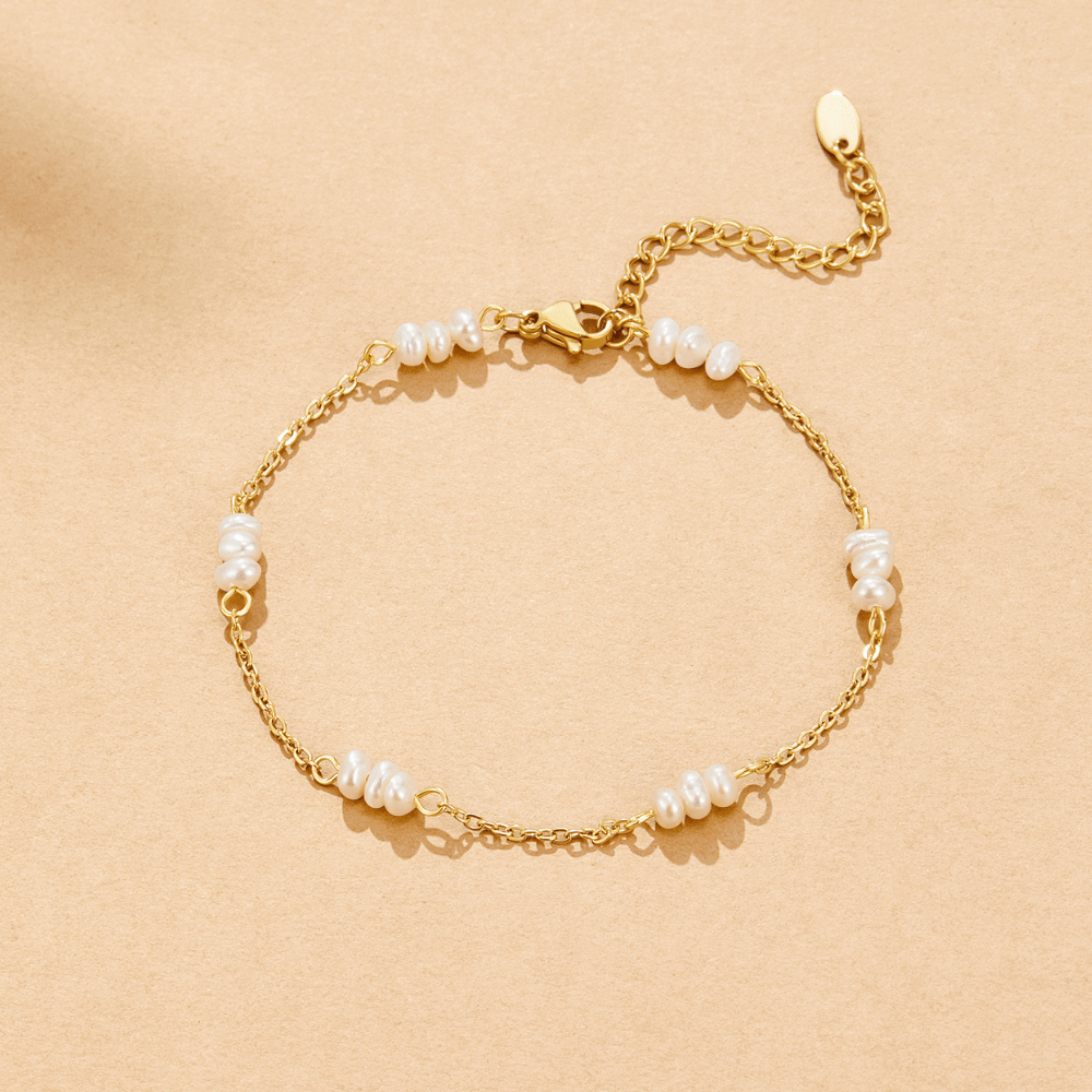 Bracelet de cheville Alena Pearl