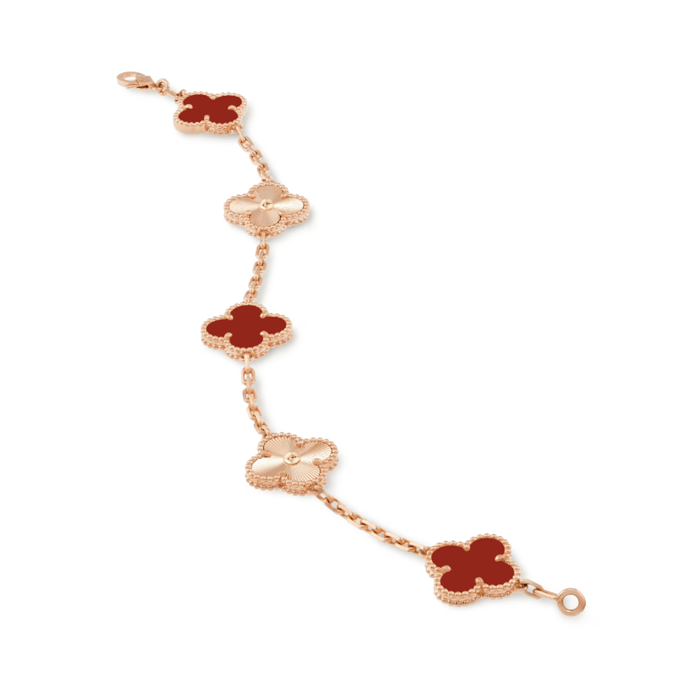 Bracelet Amber - Rosé / Motif Rouge