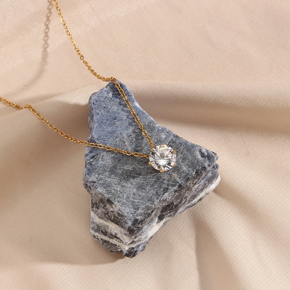 Collier en Or Kyla Solitaire