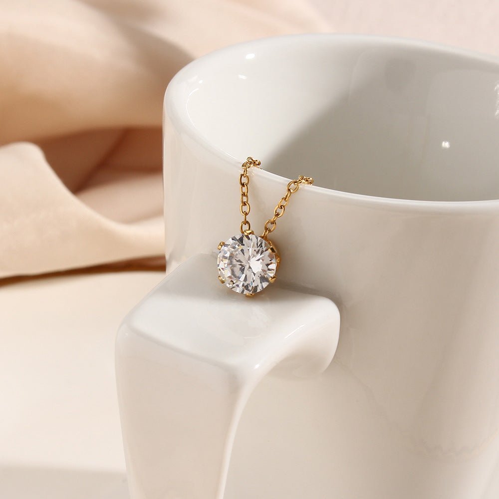 Collier en Or Kyla Solitaire