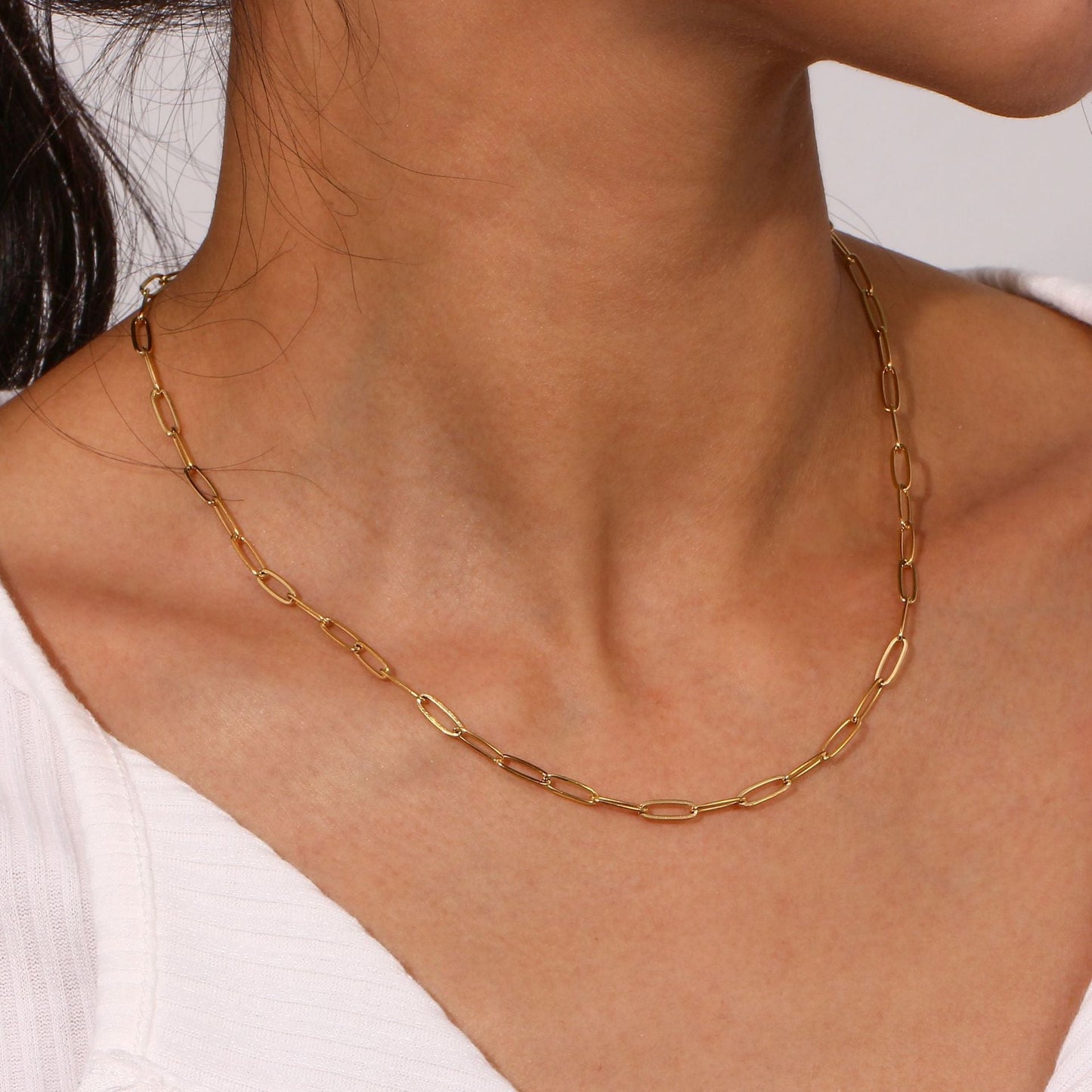 Collier en Chaîne Dorée Lena