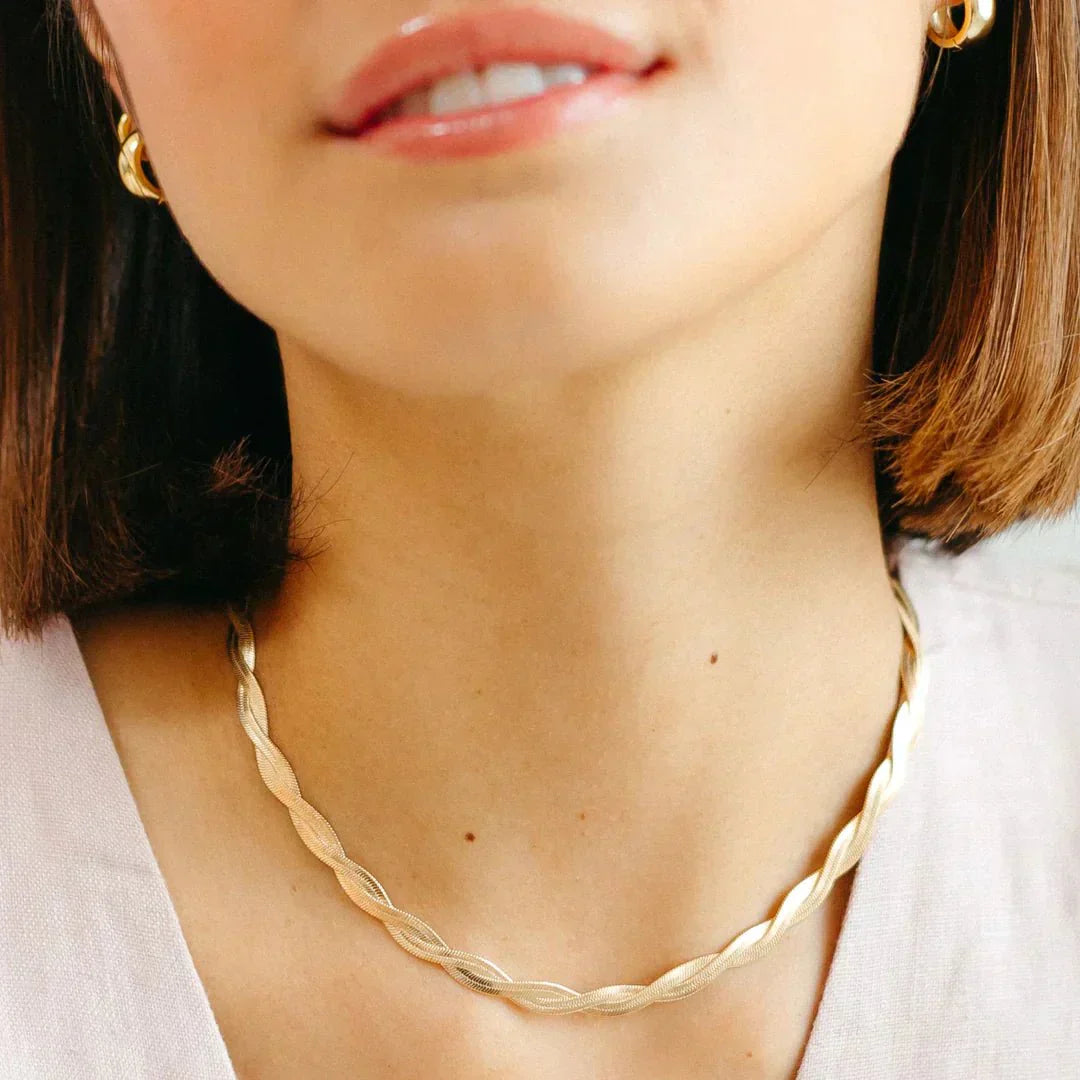 Collier en Chaîne Tordue Lysa
