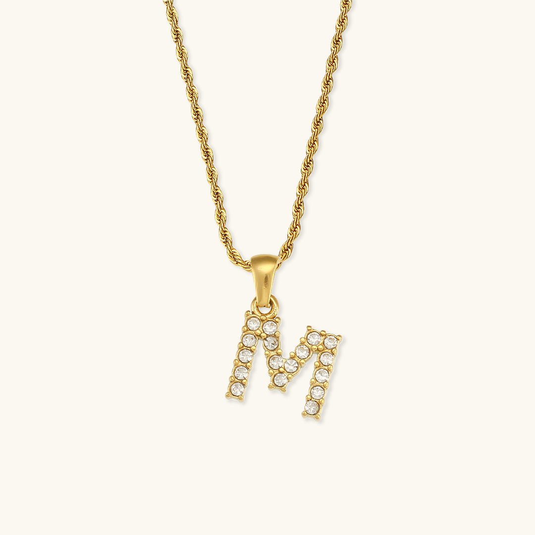 Collier en Diamant avec Initiale Maeve