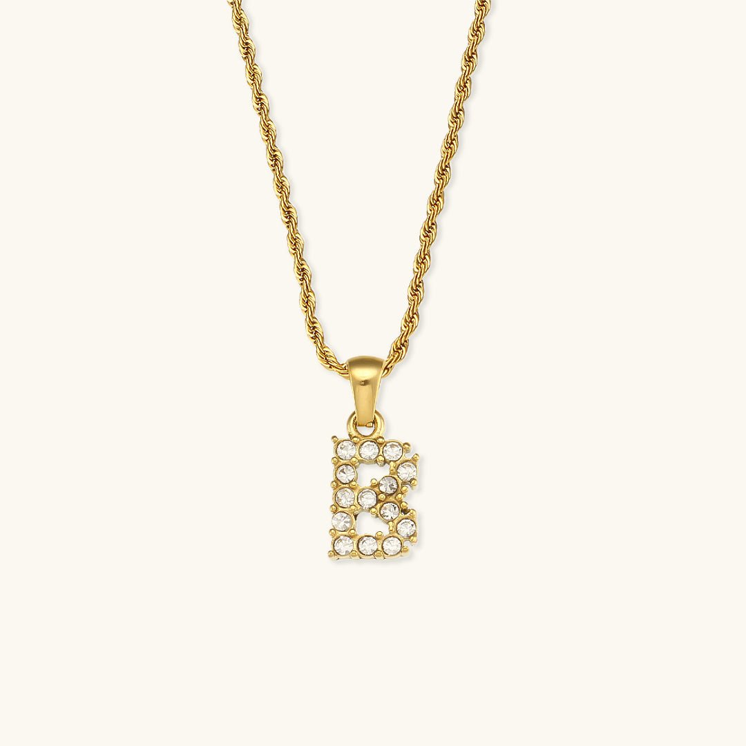 Collier en Diamant avec Initiale Maeve