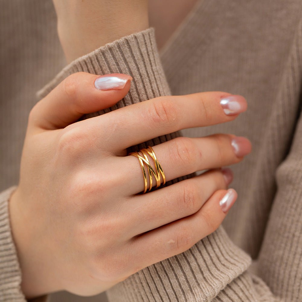 Bague en Or River