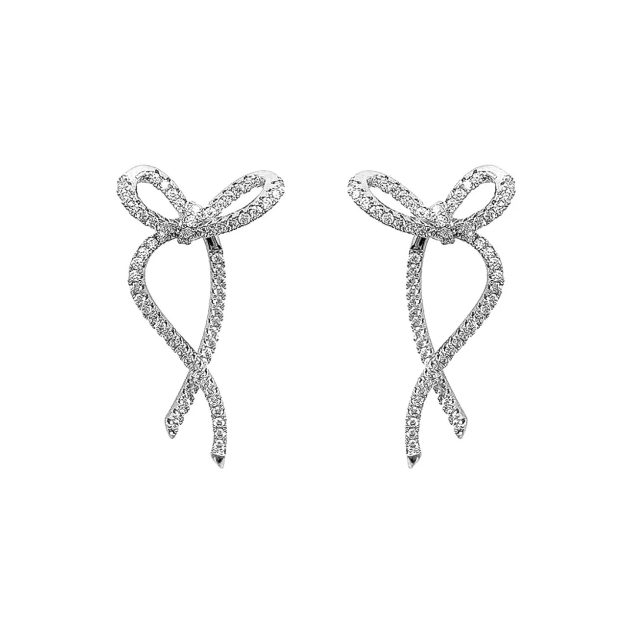Boucles d'oreilles Marta Schleifen - Argent