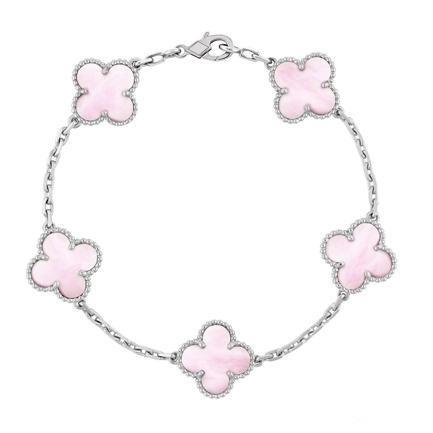 Trèfle | Bracelet – Pink Argent