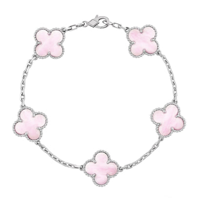 Trèfle | Bracelet – Pink Argent