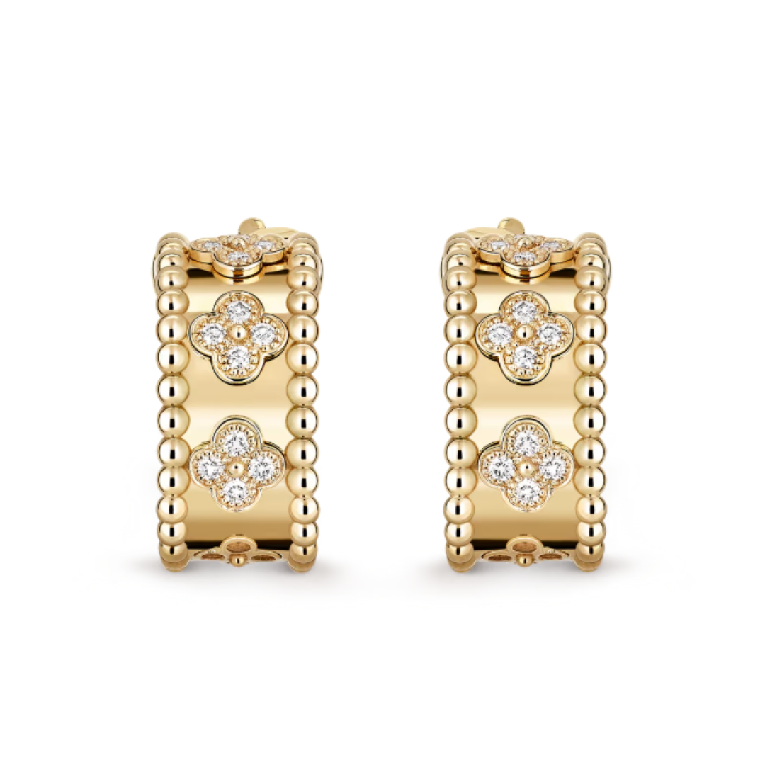 Boucles D'oreilles Abby - Diamant / Or