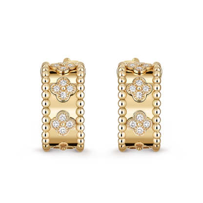 Boucles D'oreilles Abby - Diamant / Or