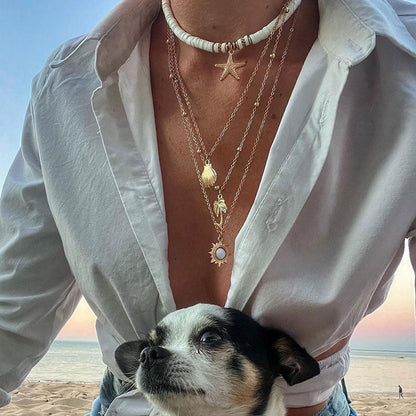 Collier De Plage Rétro Mer