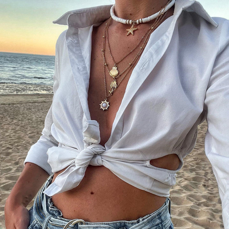 Collier De Plage Rétro Mer
