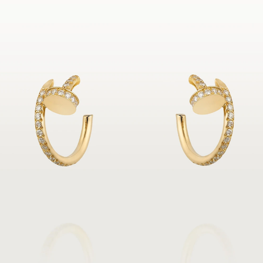 Boucles d'oreilles Clou Laurette - Diamant