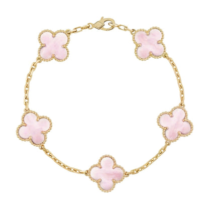 Trèfle | Bracelet – Pink Or