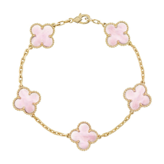 Trèfle | Bracelet – Pink Or