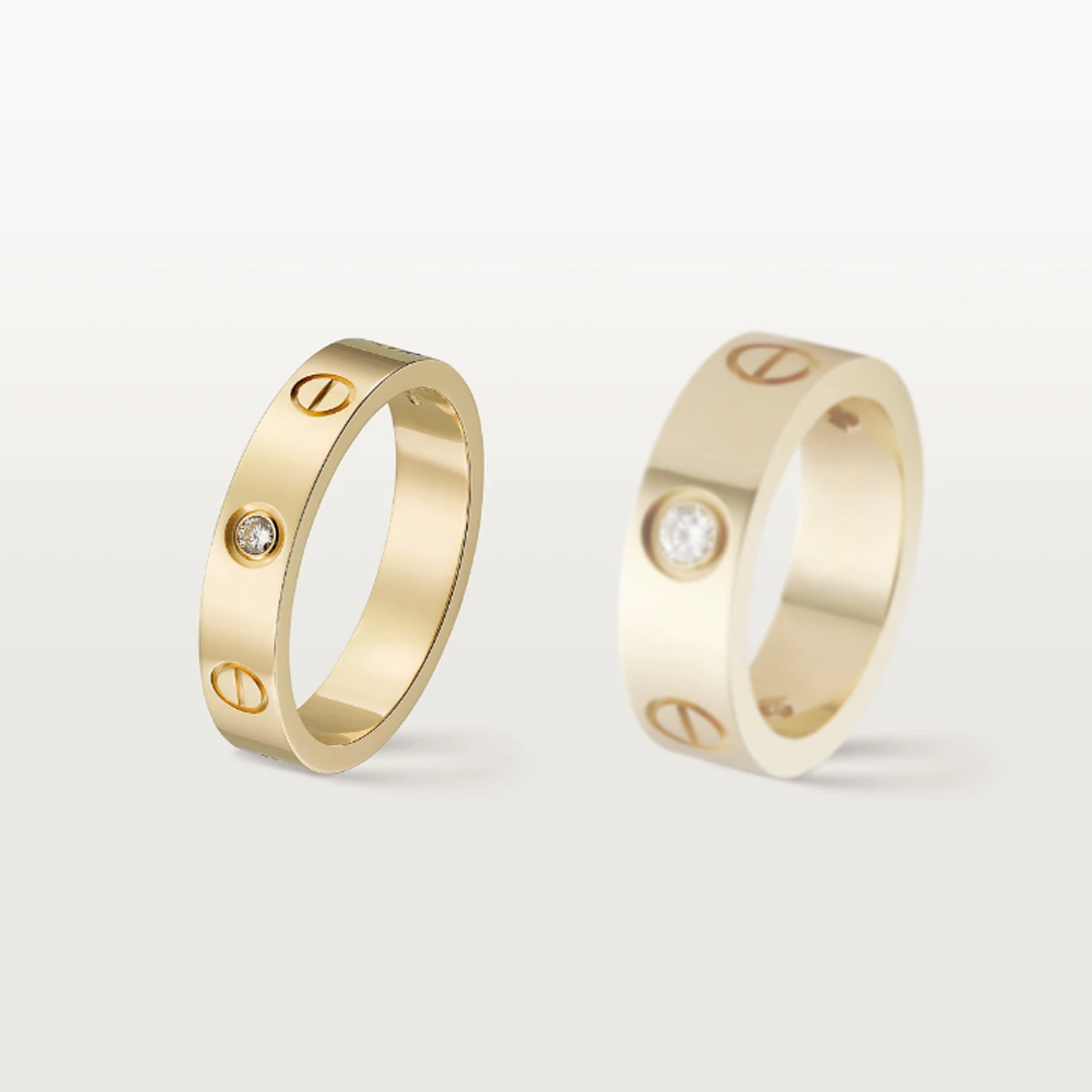 Bague D'amour - 1 Diamant