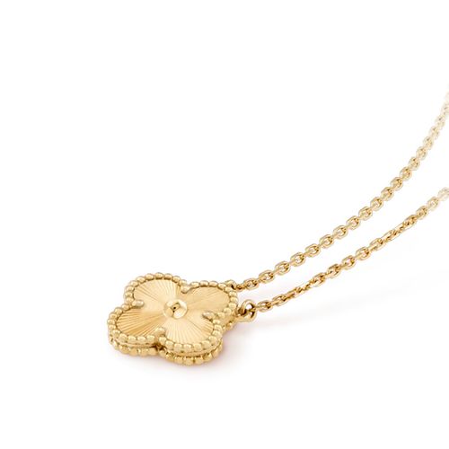 Trèfle | Pendant Collier – Or