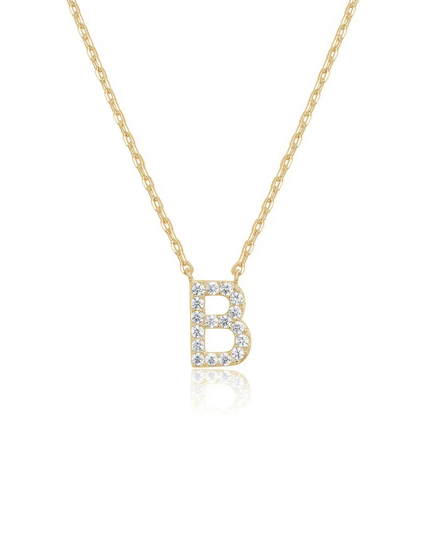 Collier Initial Or