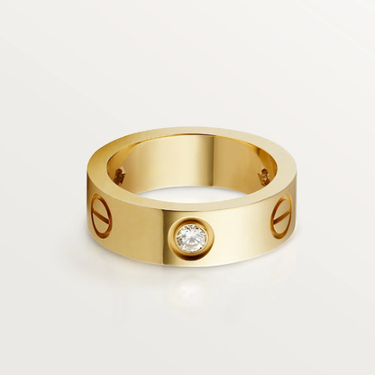 Bague d'Amour - 3 Diamants