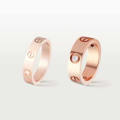 Bague d'Amour - 3 Diamants