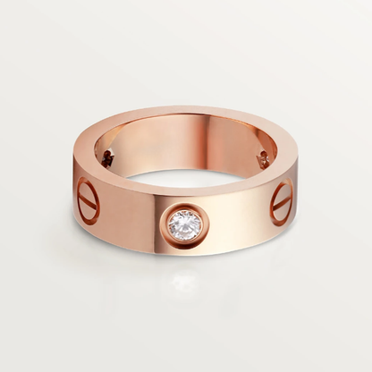 Bague d'Amour - 3 Diamants