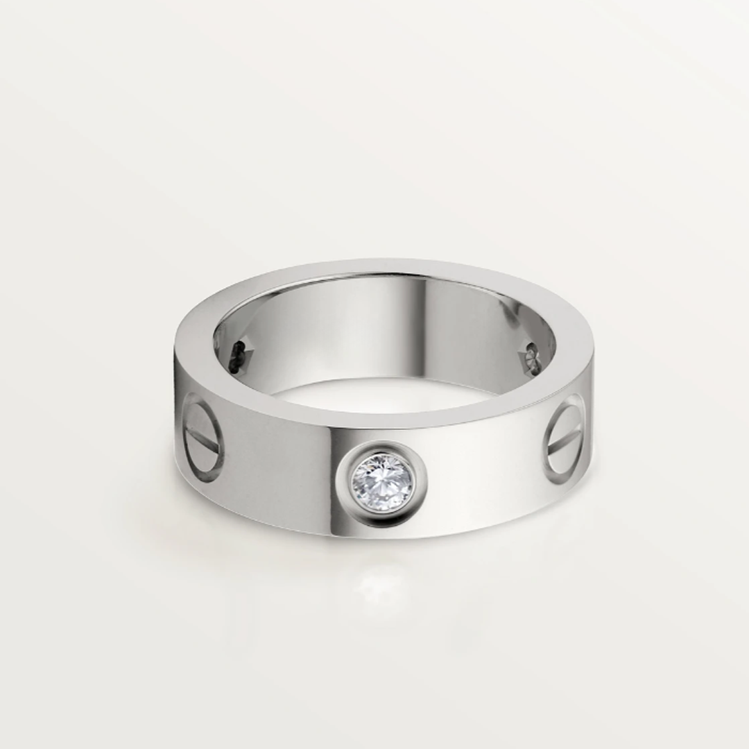 Bague d'Amour - 3 Diamants