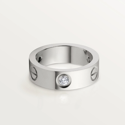 Bague d'Amour - 3 Diamants