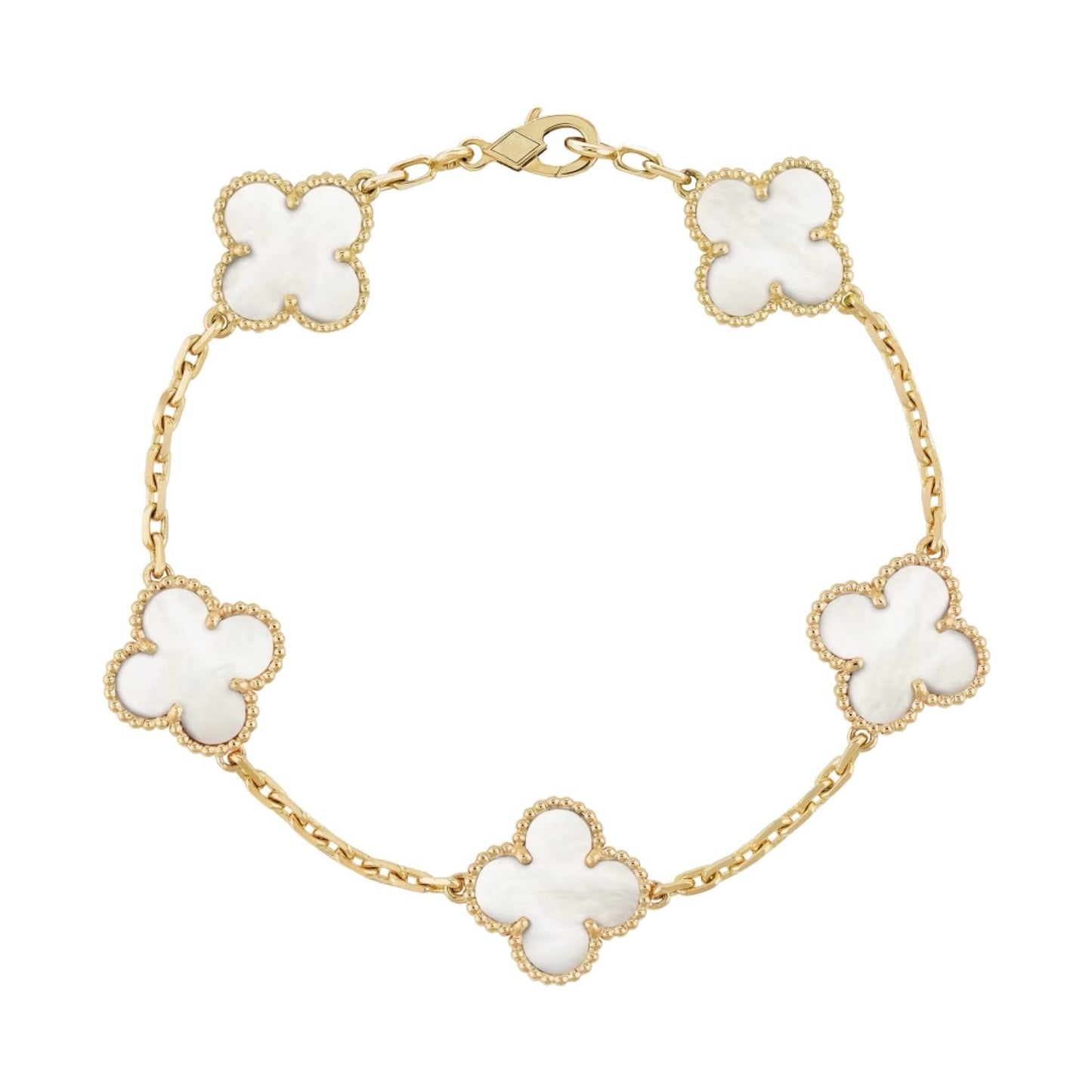Trèfle | Bracelet – White Or