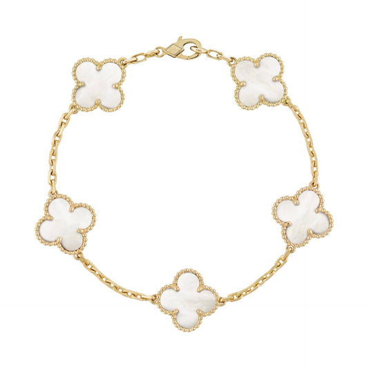 Trèfle | Bracelet – White Or