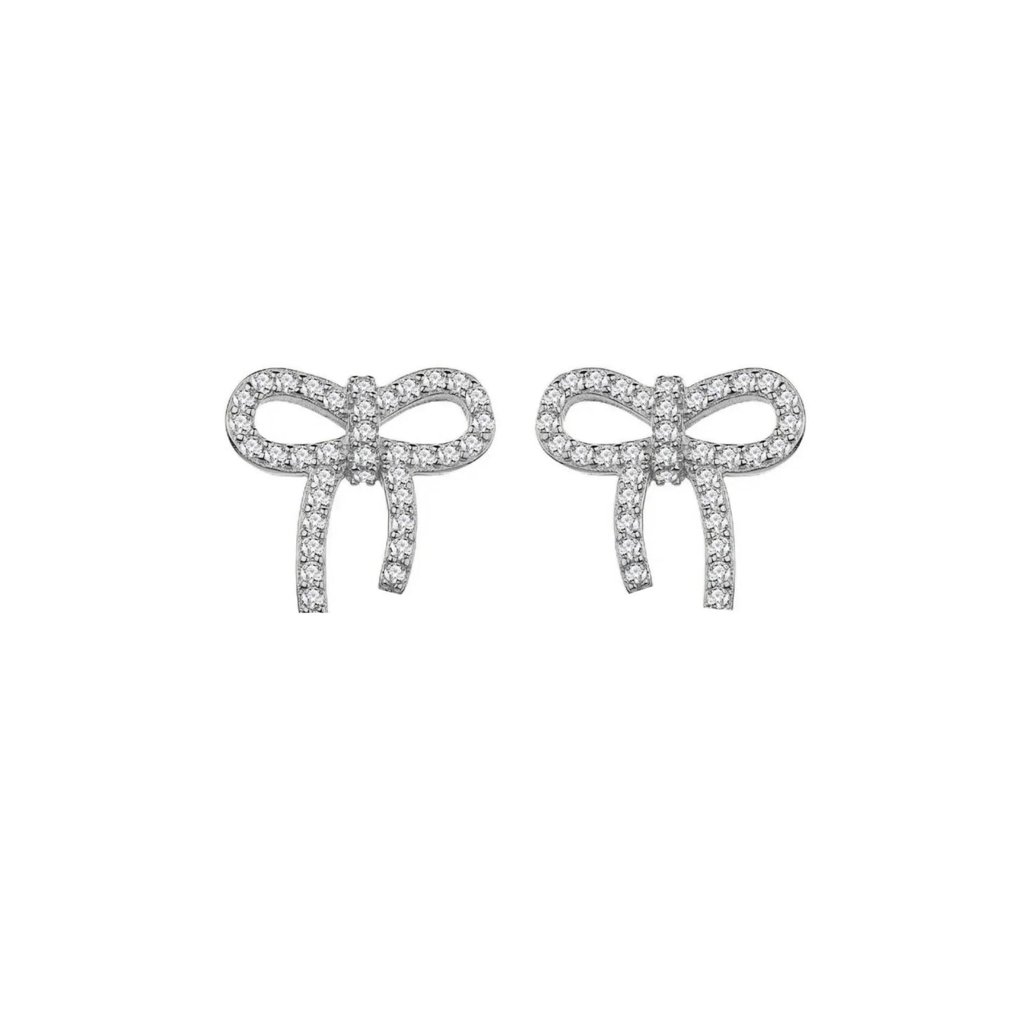 Boucles d'oreilles Tia Schleifen - Argent