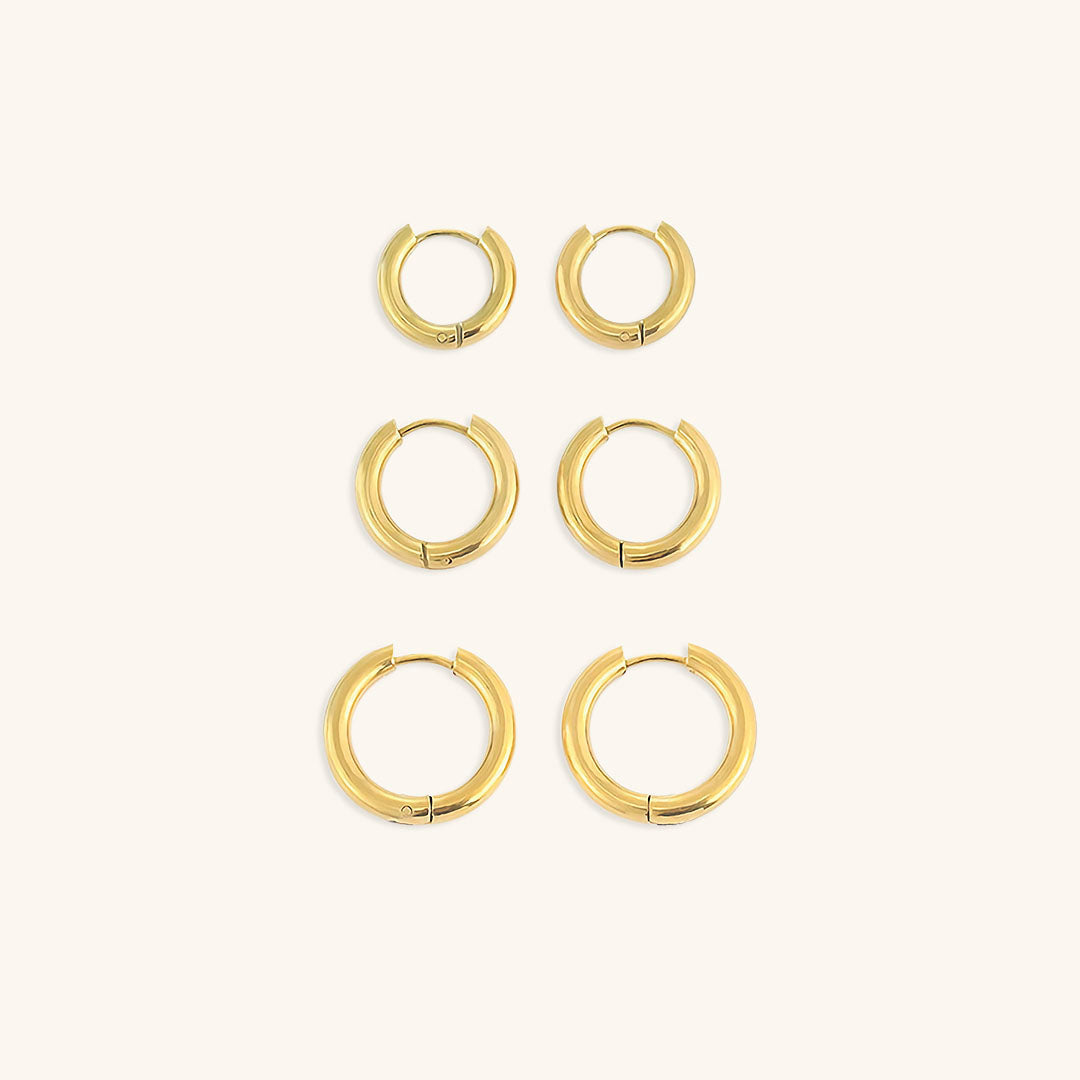 Boucles d'Oreilles Rondes Classiques