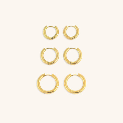Boucles d'Oreilles Rondes Classiques