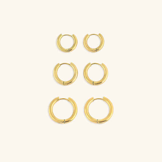 Boucles d'Oreilles Rondes Classiques