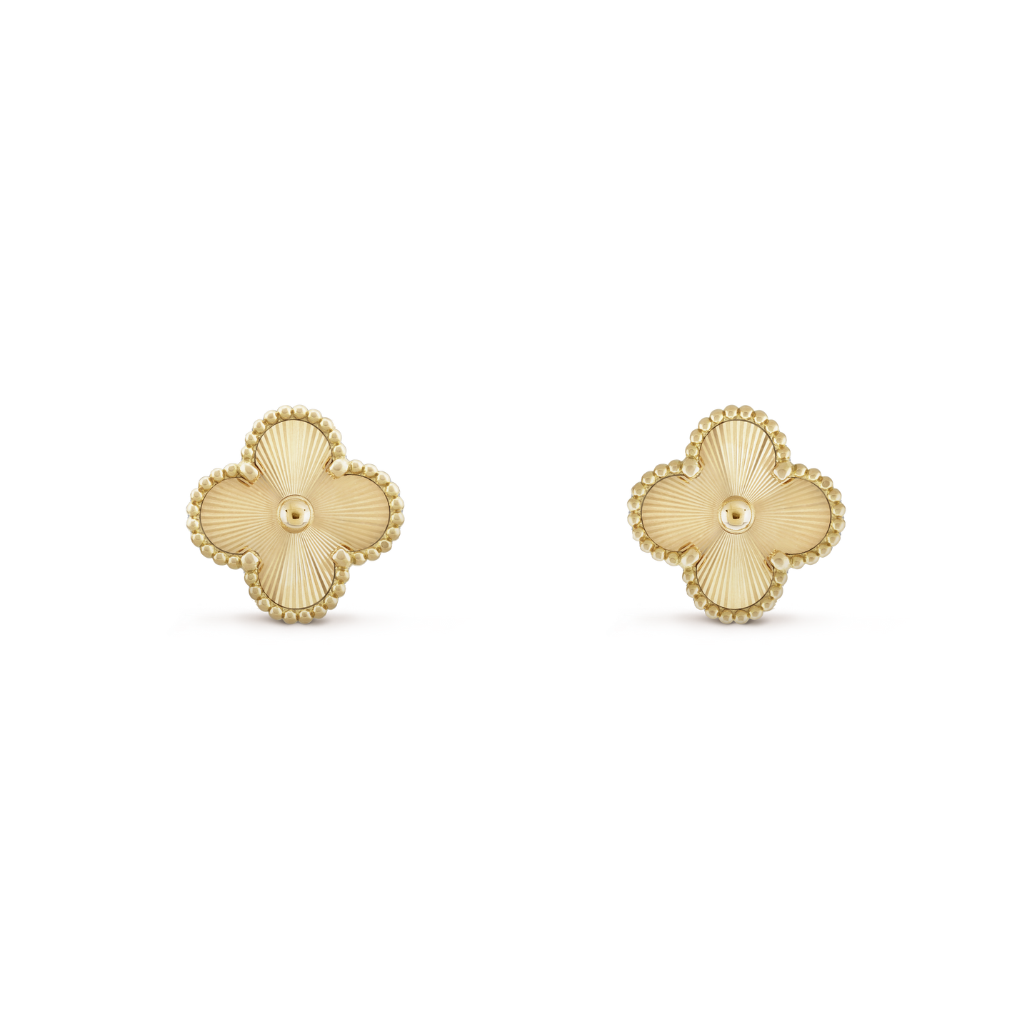 Quatre Feuilles | Boucles D'Oreilles En Or