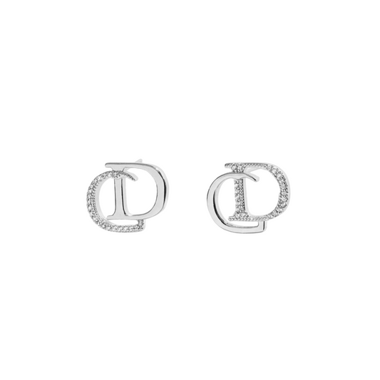 Boucles D'oreilles En Diamant Argent