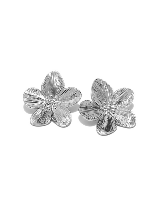 Boucles d'oreilles en Jasmin Argent