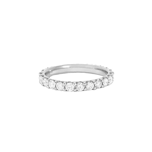 Bague Féline Ambre - Diamant / Argent