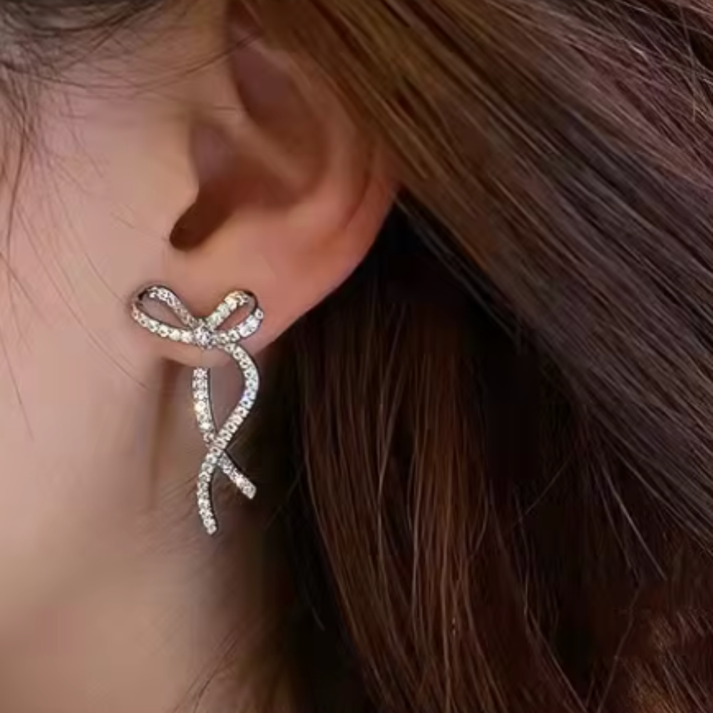 Boucles d'oreilles Marta Schleifen - Argent