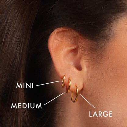 Boucles d'Oreilles Rondes Classiques