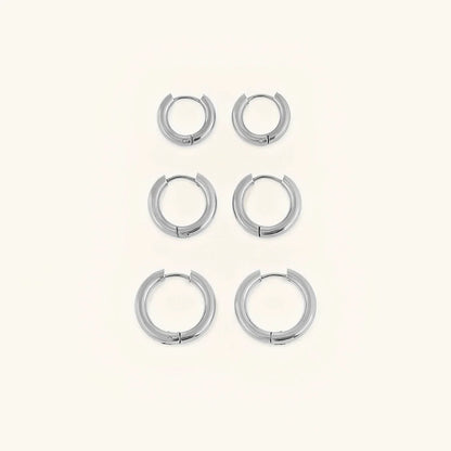 Boucles d'Oreilles Rondes Classiques