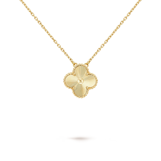 Trèfle | Pendant Collier – Or