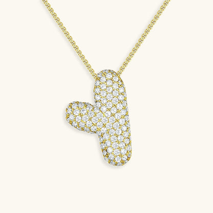 Collier en Diamant Initial Bulle