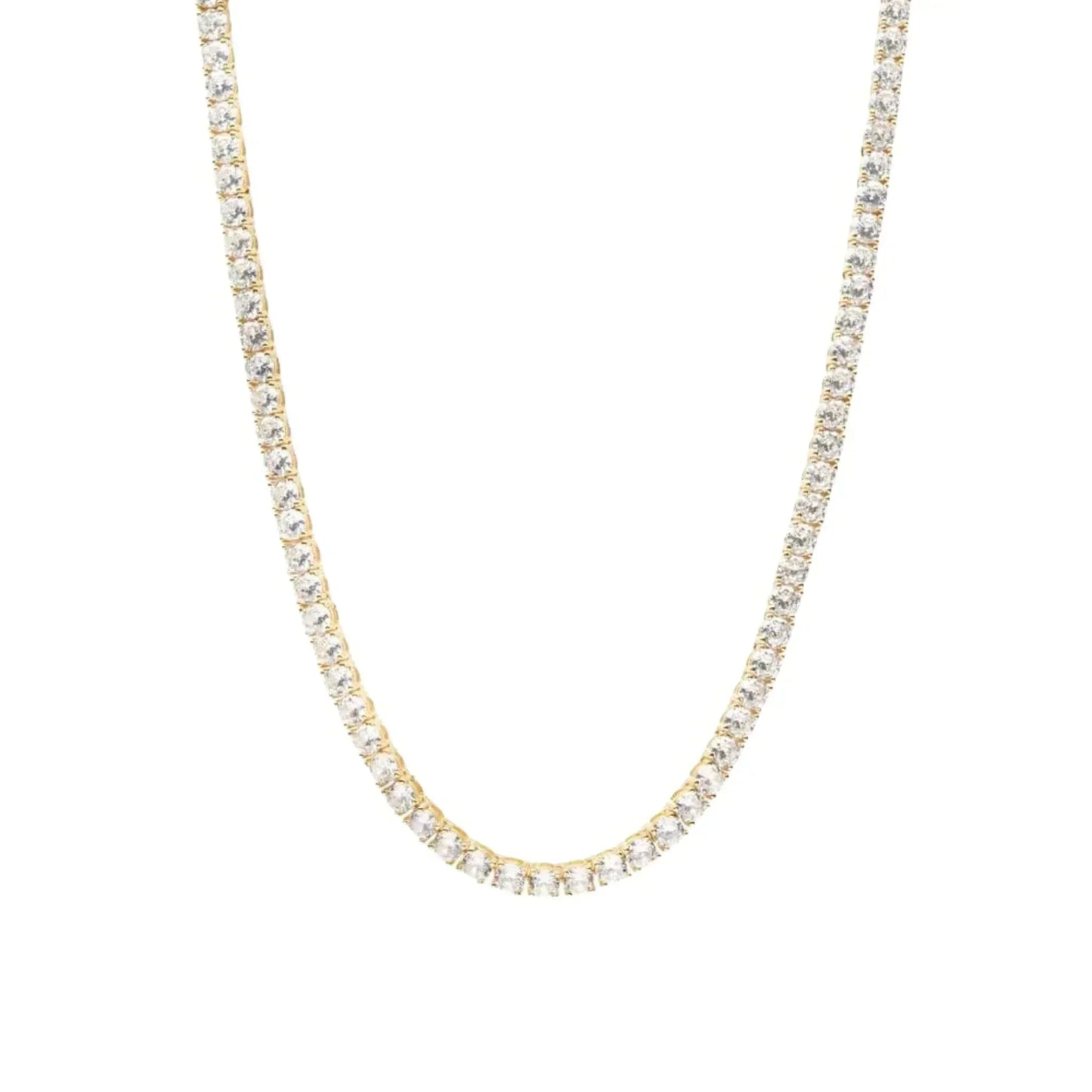 Collier De Tennis Abby Classique - Or