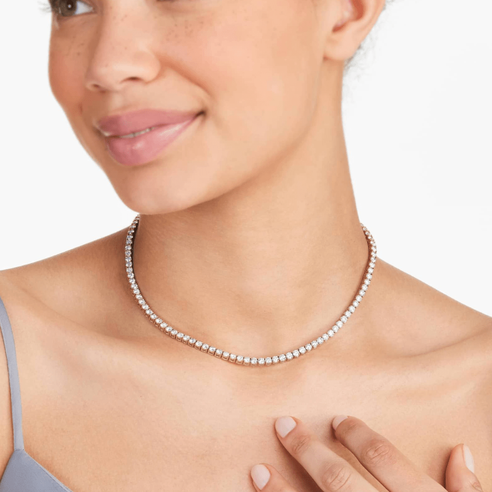Collier De Tennis Abby Classique - Or