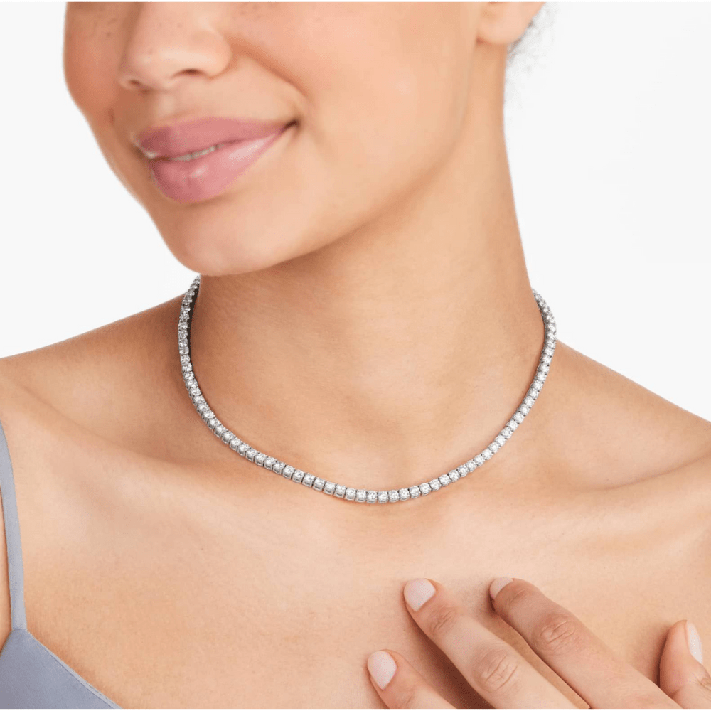 Collier De Tennis Abby Classique - Argent